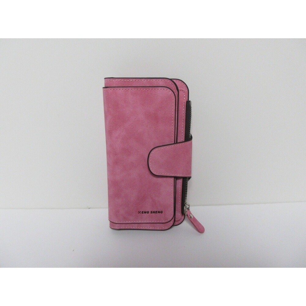 Large Rose Red Ladies Leather Wallet Long Purse Phone Card Holder Case Clutch - Picture 2 of 6